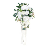 Maxbell Artificial Bride Hand Stick Flower for Anniversary Wedding Decorations