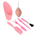 Maxbell 6Pcs Transplanting Tools Kit Lightweight Migration Tool for Fairy Garden Pink