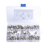 Max Maxb 50 Pack Lot - M6X16 Rack Mount Cage Nuts & Screws w/ Washers - Square Clips