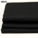 Maxbell Solid Color Cotton Fabric Handmade Sewing Craft Patchwork Cotton Linen Black