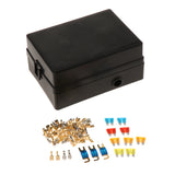 Max 13-Way Blade Fuse Block Include Relay,  Fuse Marine Boat Fuse Holder Box