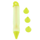 Max Silicone Cake Chocolate Cookie Pastry Pen Icing Piping Nozzles Decor Green