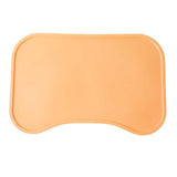 Maxbell Dog Food Mat Placemat Feeding Mat Non Spill Waterproof Pad for Cat Dish Tray Yellow