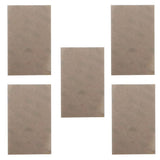 Maxbell 5 Sheet Silicone Gel Ruler Grips Non Slip Adhesive Rings Sewing Craft Clear