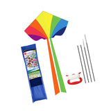 Maxbell Huge Kite Easy to Fly Stable Outdoor Fly Kite Game for Beach Festival Travel D