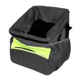 Maxbell Pet Cat Dog Carrier Cycling Bag Removable Front for Dog Travel Cycling Black