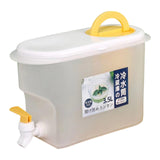 Maxbell Beverage Drink Dispenser with Faucet Water Pitcher Container for Kitchen Yellow