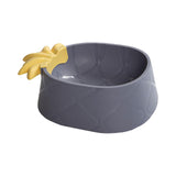 Maxbell Cat Bowl Storage Container Durable for Pets Supplies Kitty Small Medium Dogs Gray