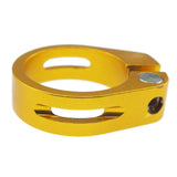 Maxbell 34.9mm SeatPost Clamp Tube Clip Quick Release Mountain Road Bike Part Golden