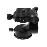 Max 360 Smooth Rotation Aluminum Tilt Head with Quick Release Plate for Tripod