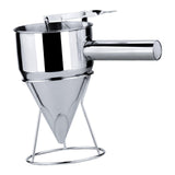 Maxbell Batter Funnel Dispenser with Stand 1200ml for Pancake Fish Ball 17mm Hole