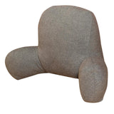 Max Cotton Reading Pillow for Bed Back Support Large Bed Rest Pillow Light Brown