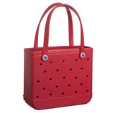 Maxbell Fashion Outdoor EVA Beach Bag Portable Storage Hole Big Bag Basket Red