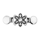 Maxbell Cardigan Duck Clips Clasps Crystal Shawl Blouse Sweater Shirt Collar Holder