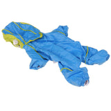 Max Waterproof Four Legs Clothing Dog Raincoat Jacket Coat Blue M
