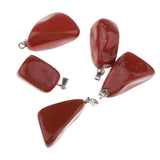 Max Natural Mineral Pendant Polished Stone Pendant Decor for Necklace Gifts #7