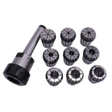Max MT3 Shank ER32 Collet Chuck Tooling Holder with 9 x Spring Collet Set