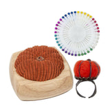 Maxbell Pincushion Kit Durable Pumpkin Shaped for Quilting Embroidery Craft Projects Orange