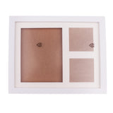 Max Baby Handprint Kit & Footprint Photo Frame for Newborn Girls and Boys Pink