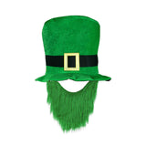 Maxbell ST Patricks day Hat for Adults W/ Beard Costume Rectangular