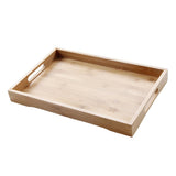 Maxbell 100% Bamboo Wood Serving Tray with Handles Breakfast/Coffee Table Tray - Aladdin Shoppers