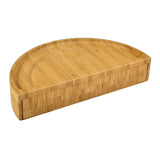 Maxbell Bamboo Cheese Board Drawer Platter Utensils for Christmas Meat Kitchen Tools