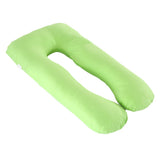 Max U Shaped Maternity Pregnancy Support Pillow Body Bolster Pillow - Green