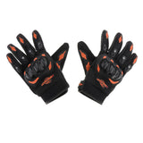 Maxbell Motorcycle Glove Waterproof Motorbike Warm Thermal Winter Quality Orange XXL
