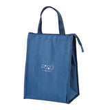 Maxbell Cooler Lunch Box Lunch Bags Case Insulated Reusable Teen Travel L Blue