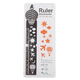 Maxbell Cute Metal Lanyard Bookmarks Hot-air Balloon Pattern Ruler Book Page Marks