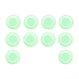 Maxbell 10Pcs Car Door Anti Collision Gasket Thickening for Automobile Truck Without sign