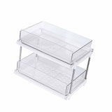 Maxbell Desk Organizer with Drawer Detachable for Bathroom Countertop two layers