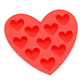 Max Silicone Fondant Mold Cake Decorating Chocolate Baking Mould Tool DIY Heart Red