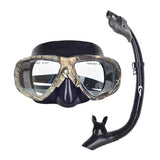 Maxbell Diving Gear Diver Mask Dry Snorkel Set Scuba Snorkeling Breathing Tube