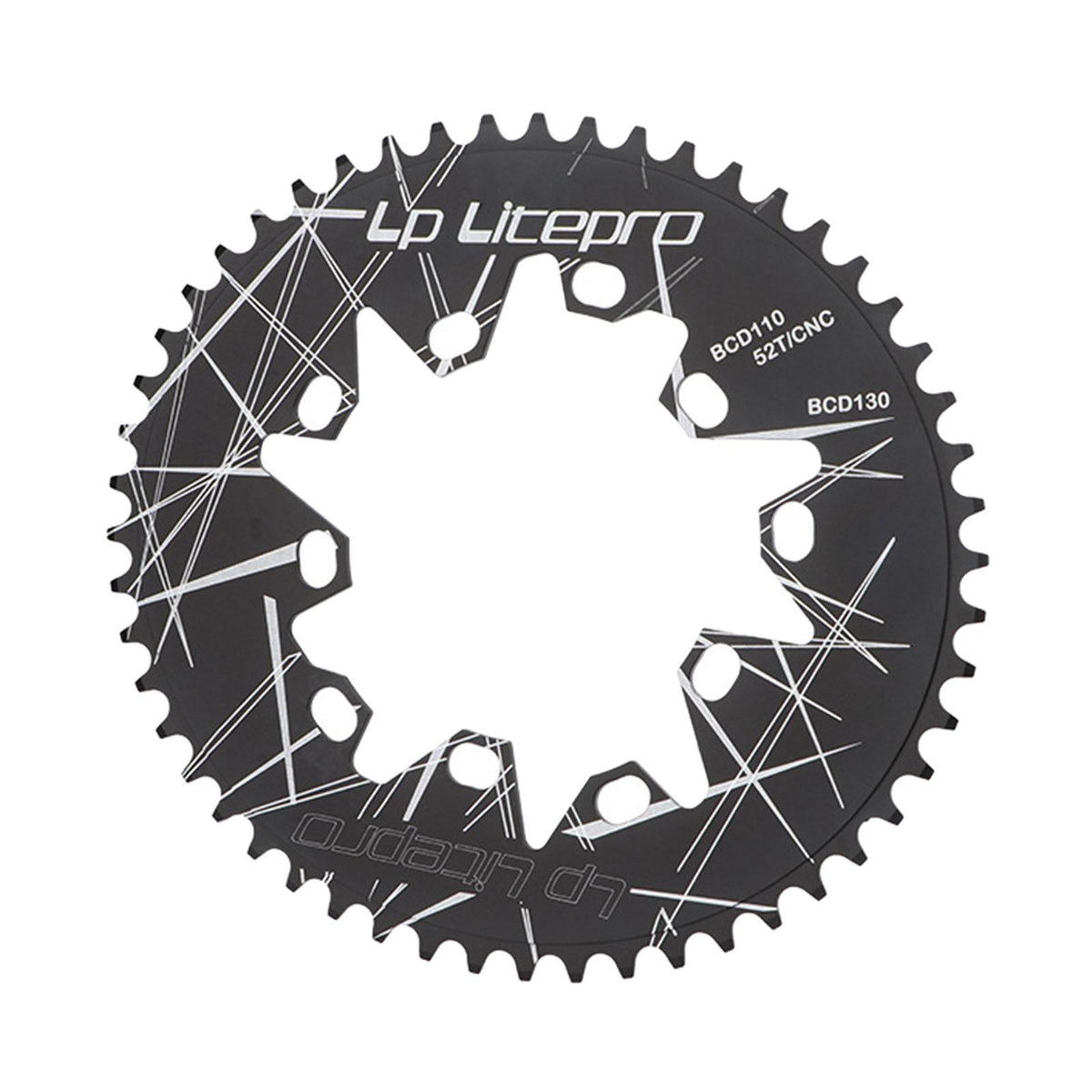 Maxbell Folding Bike Chainwheel 7-10 Speed 130BCD Road Bicycle Chainring Replacement 52T