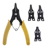 Max 4 In 1 Snap Ring Pliers Combination Internal External Circlip Pliers Set Yellow