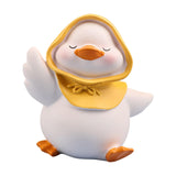 Maxbell Resin Duck Miniature Figurine Crafts Decorative Cute for Bar Cabinet Decor StyleA