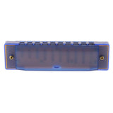 Maxbell Children Kids 10 Holes Mouth Organ Harmonica Music Learning Toy Instrument Xmas Gift Blue