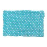 Maxbell Dog Mat Blanket Soft Bed Cushion Washable Air Conditioning Pad M Blue Dot