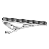 Maxbell Crocodile Metal Tie Clip Clasp Mens Necktie Wedding Business Tie Pin Silver