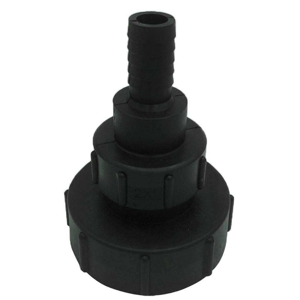 Max Maxb IBC Tote Tank Drain Adapter Coarse Thread 3" To Hose Connector Fitting 25mm