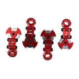 Max 1:10 RC Car Crawler Stealth Invisible Magnetic Body Shell Post Mount Red