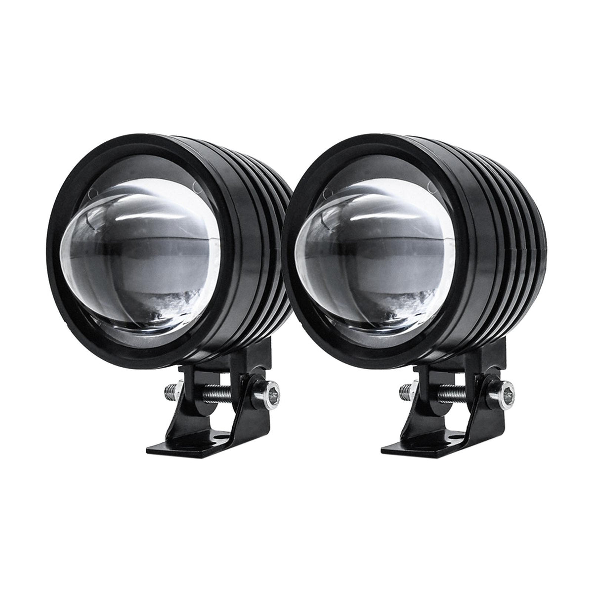 Maxbell 2x LED Motorcycle Headlight for Car Offroad ATV Truck Auxiliary Work Light