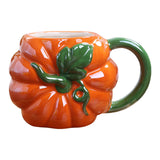 Maxbell Cute Ceramic Coffee Mug Durable Ceramic Mug for Birthday Gift Office Pumpkin
