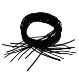 Maxbell 30 sets Tibetan Silver S Hook End Caps with 30pcs Faux Suede Leather Cord