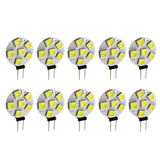 Max Univeral 10X White G4-5050-6SMD LED Bulb HighPower Super Bright Car Light