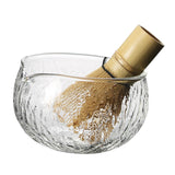 Maxbell Textured Glass Matcha Bowl Heat Resistant Scratch Resistant Teaware for Home