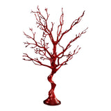 Maxbell Chinese New Year Decoration Artificial Bonsai Charm Pendants Home Decor Only Tree Red