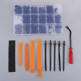 Max 435Pcs Car Body Trim Clips Retainer Bumper Rivets Screw Panel Fastener Kit