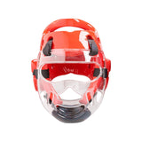 Maxbell Adult Children Kickboxing Headgear Adjustable for Taekwondo Muay Thai Karate Red M